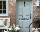 Welcome Quote Wall Stickers Home Lettering Quote Wall Decal